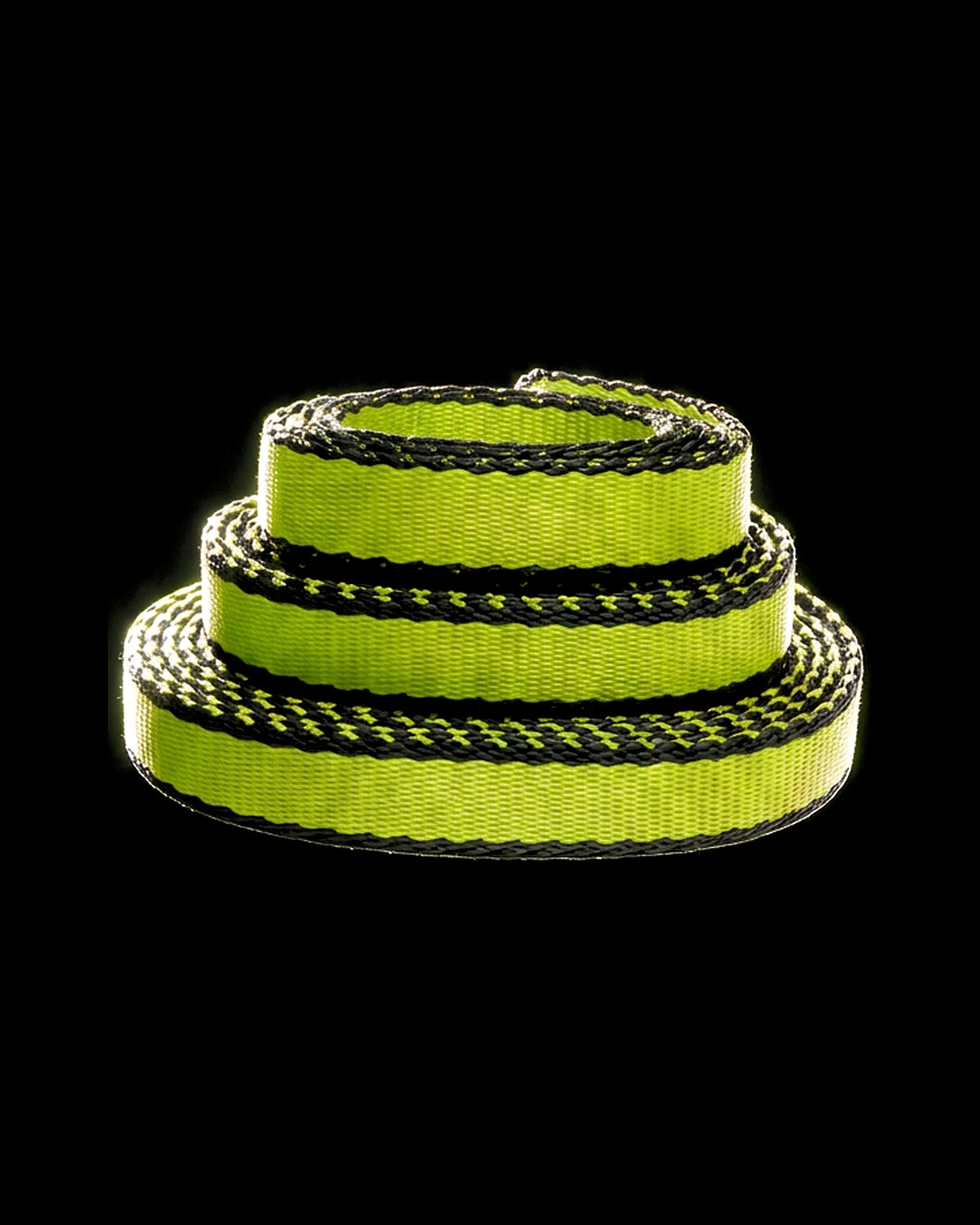 RepTime Sling Set, Green — the three slings coiled