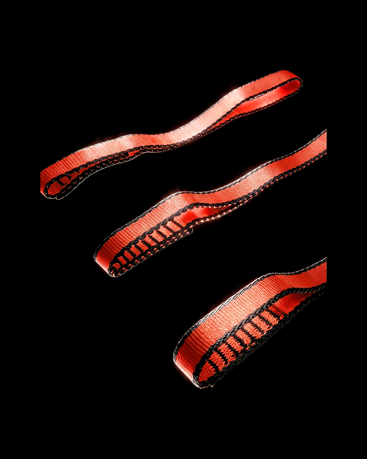 RepTime Sling Set, Red — bar-tack stitched loops