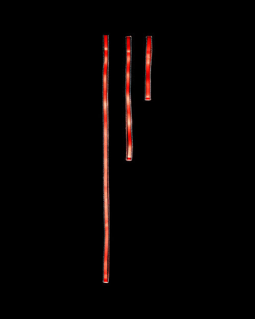 RepTime Sling Set, Red — the three extensions hanging: 12, 24 and 48 in
